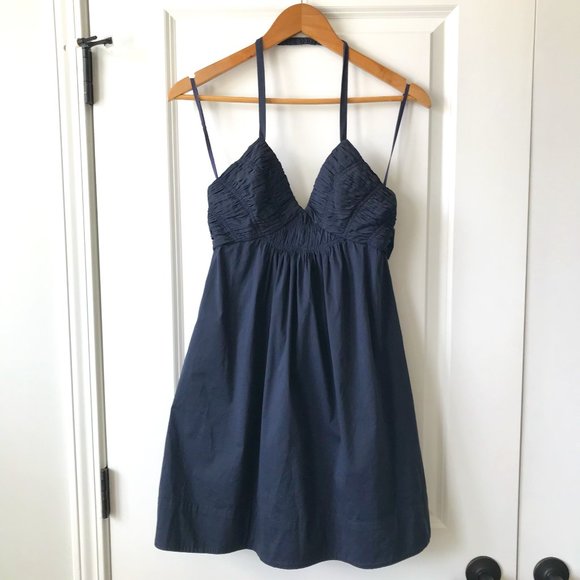 BCBG MaxAzria Navy Mini Dress - Picture 1 of 5
